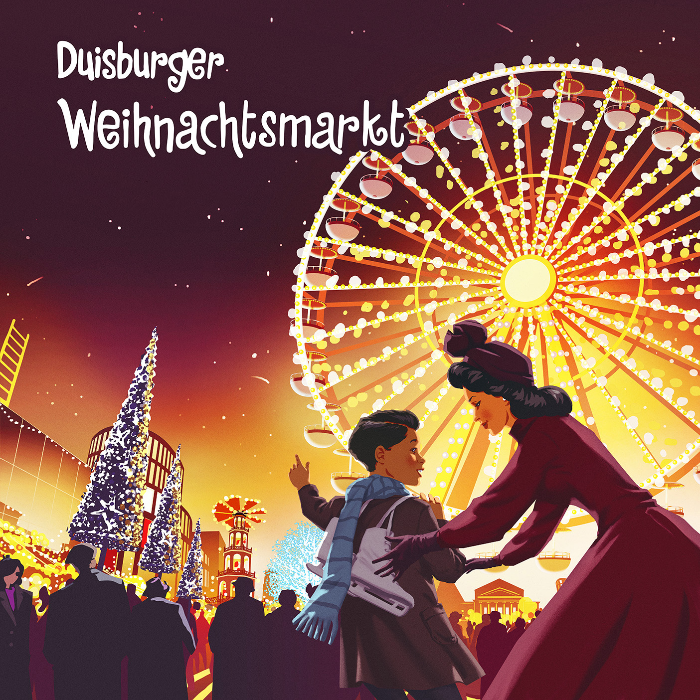Das Duisburger Weihnachtsmarkt Key Visual